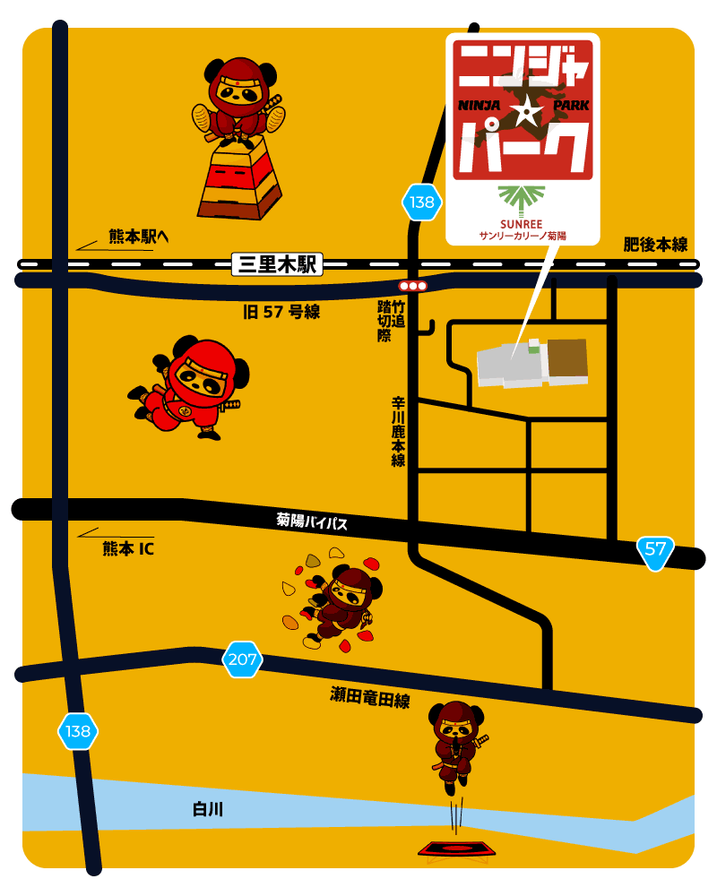 菊陽店地図